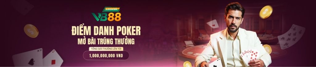 ĐIỂM DANH POKER - Banner Desktop